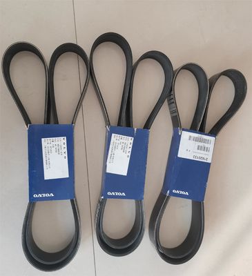 الحزام الأصلي المروحة V-Ribbed 21620133 لEC240B EC290B EC250D EC300D آلات الطرق