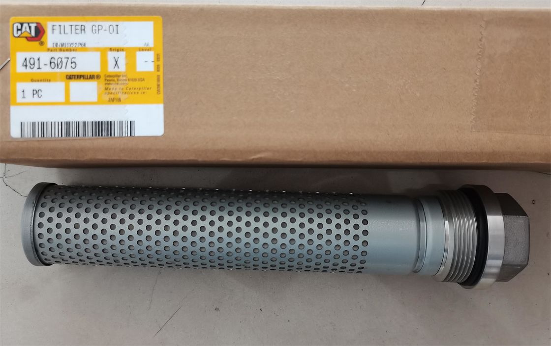 حفارة خفيفة الوزن قطع غيار فلتر الزيت 491-6075 لآلات البناء